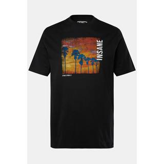 Sthuge  T-shirt avec imprimé, col rond et manches courtes. Jusqu'au 8XL. 