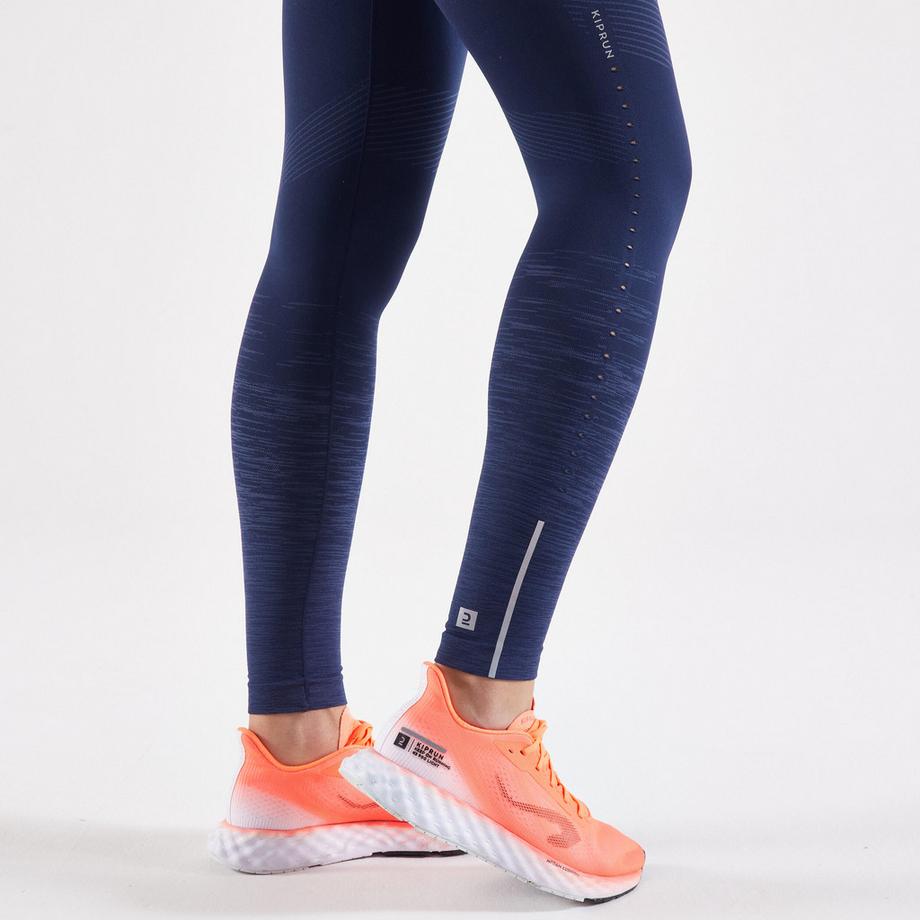 KIPRUN  Leggings running donna lunghi senza cuciture 