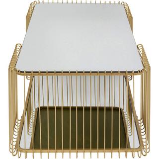 KARE Design Tavolino Wire Double Brass 120x60  