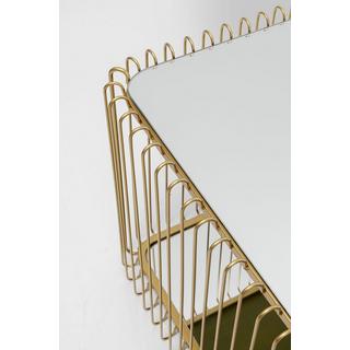KARE Design Tavolino Wire Double Brass 120x60  