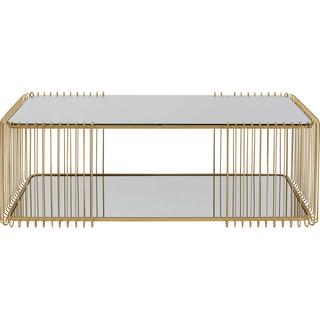 KARE Design Couchtisch Wire Double Brass 120x60  