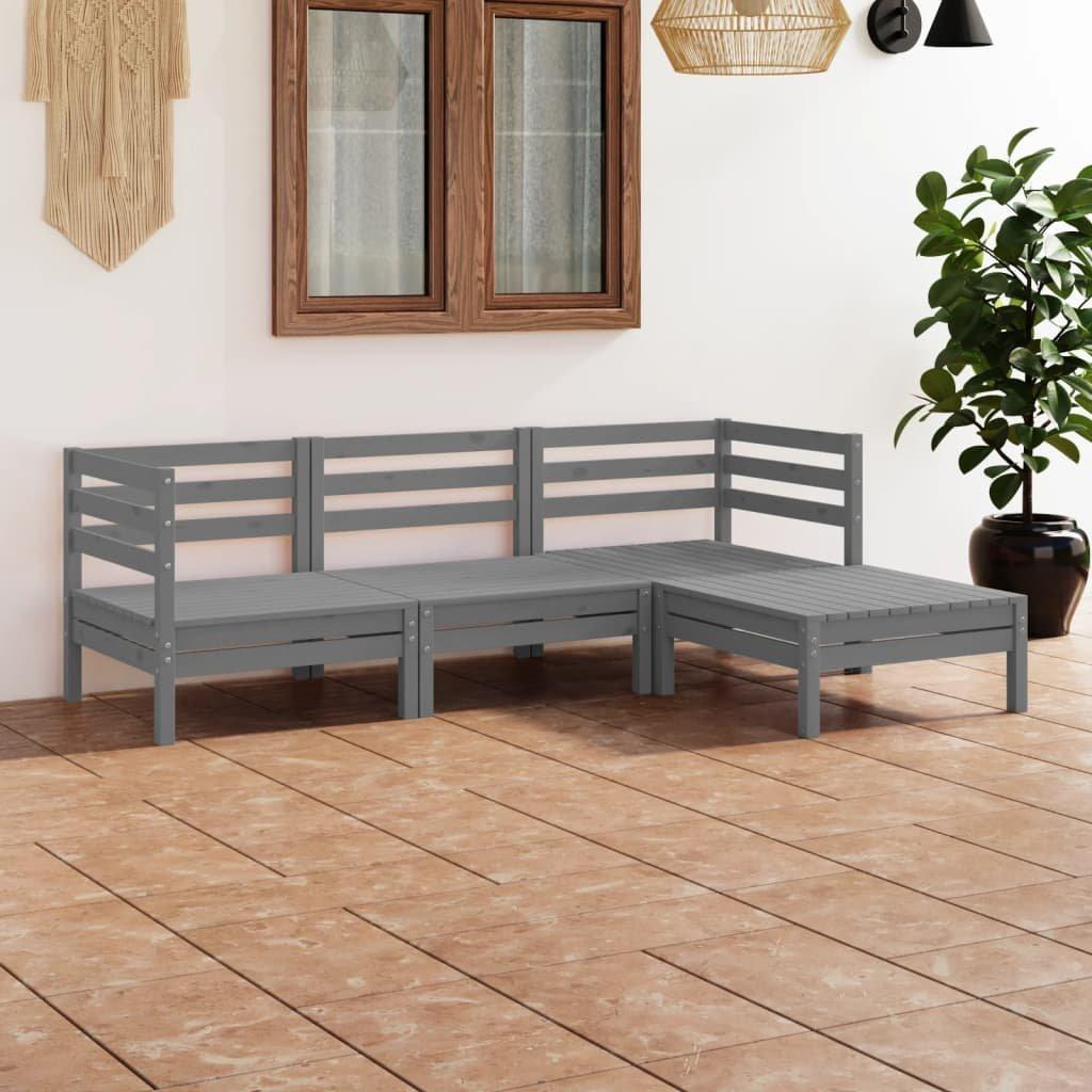 VidaXL Mobilier de jardin bois de pin  