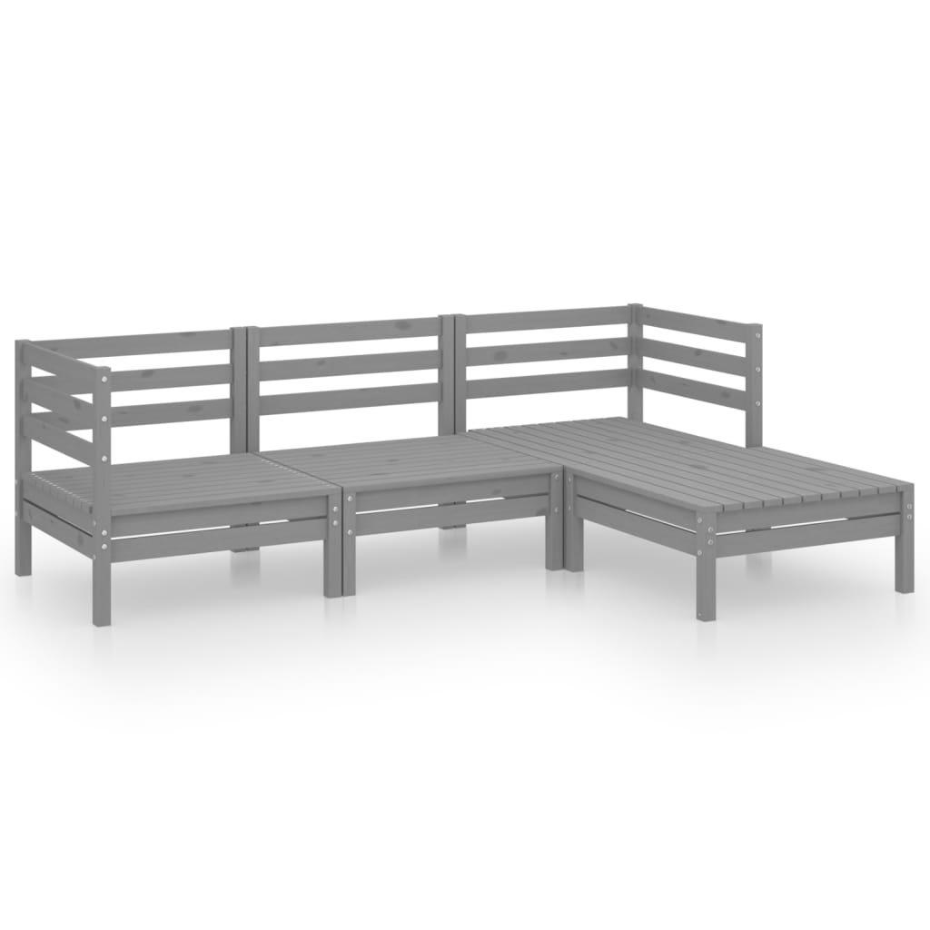 VidaXL Mobilier de jardin bois de pin  