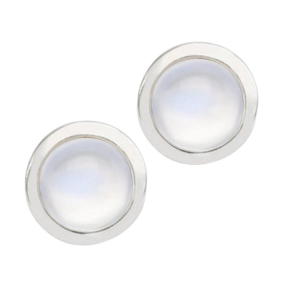 Steinkult  Boucles d'oreilles Pierre de lune arc-en-ciel "Pure" 