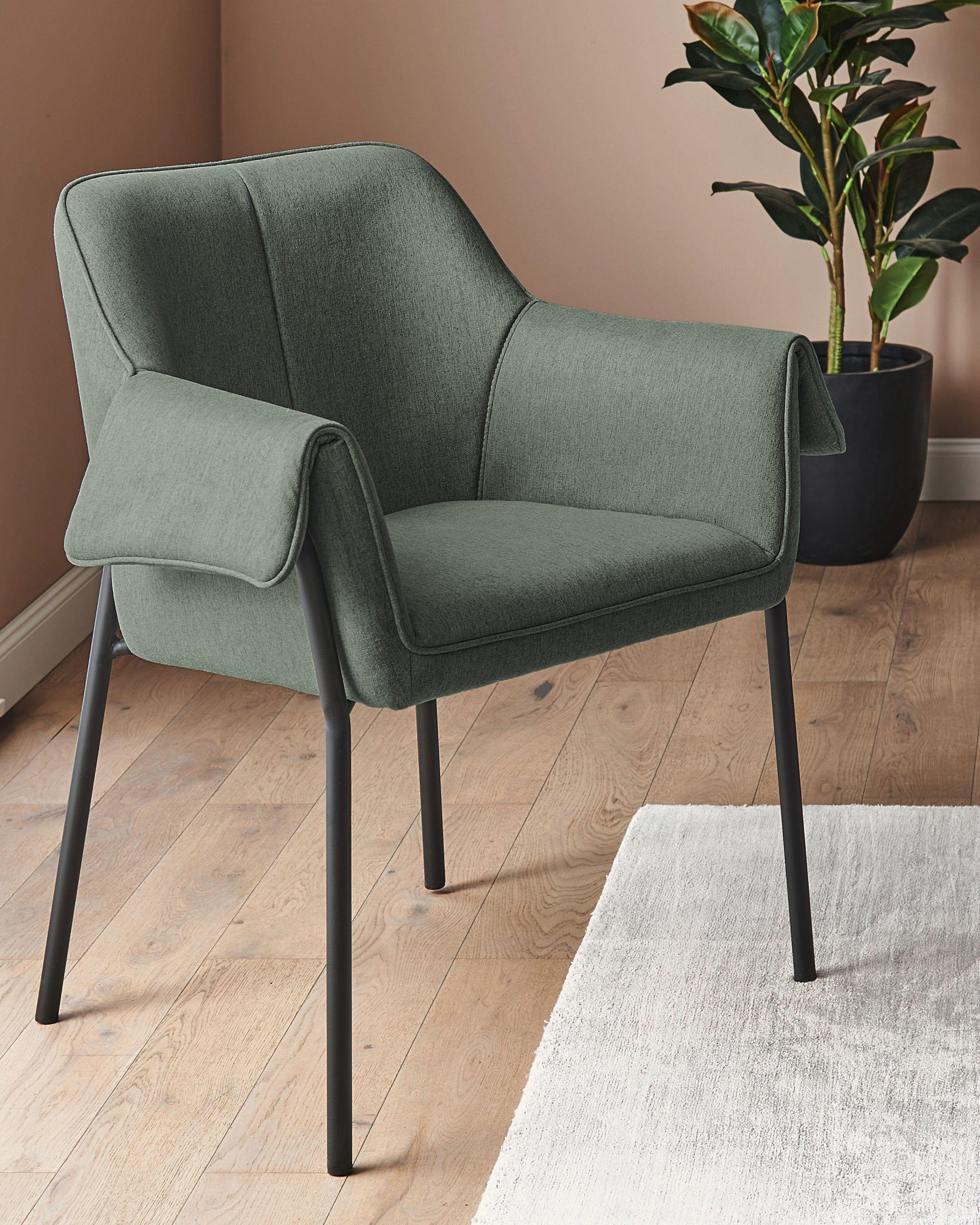 Beliani Fauteuil en Polyester Traditionnel ARLA  