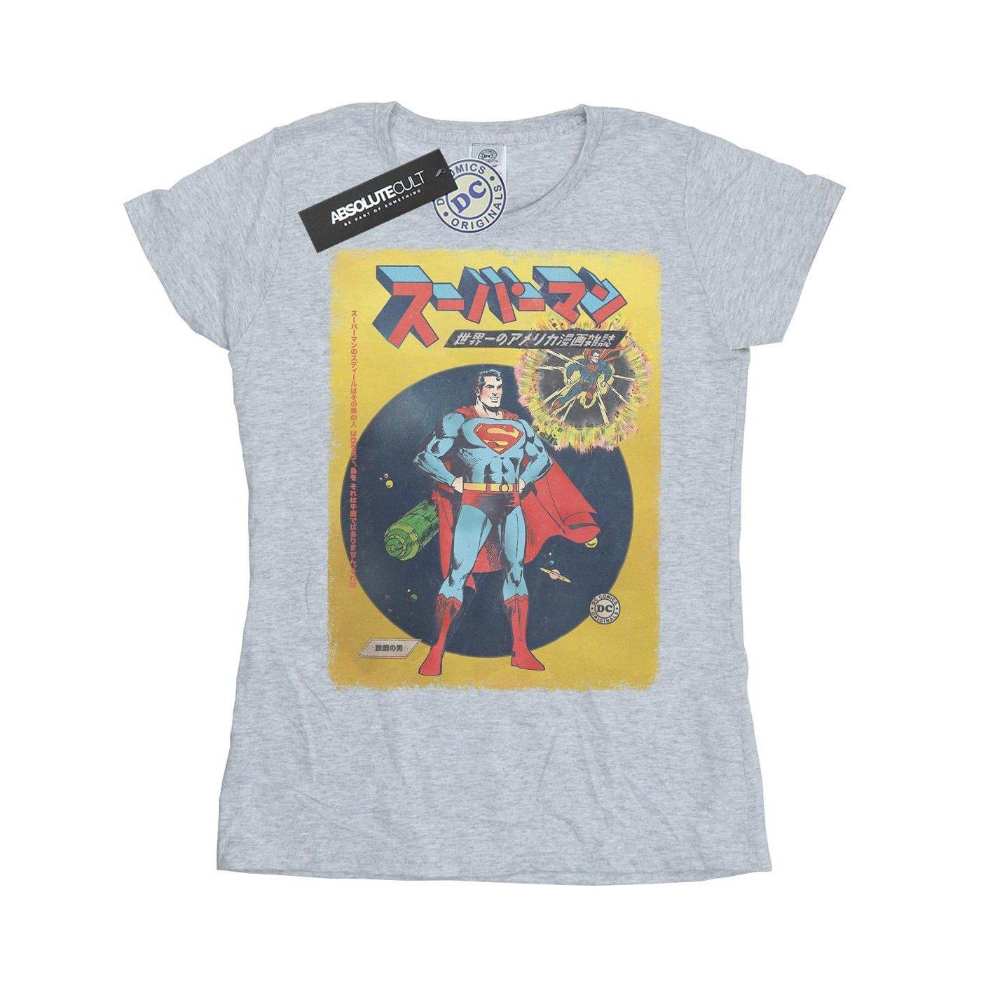 Image of Superman International Cover Tshirt Damen Grau XXL