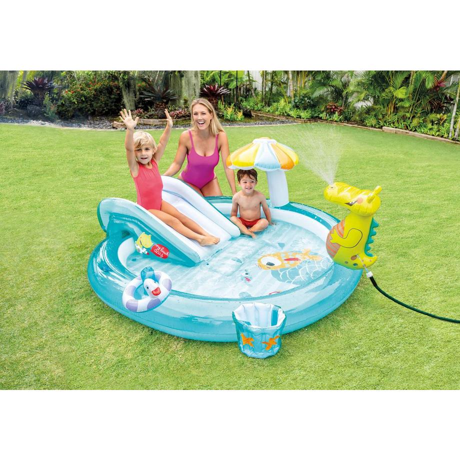 Intex  Piscine toboggan aire de jeux aquatique pataugeoire INTEX 57165 