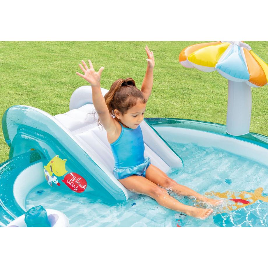 Intex  Piscine toboggan aire de jeux aquatique pataugeoire INTEX 57165 