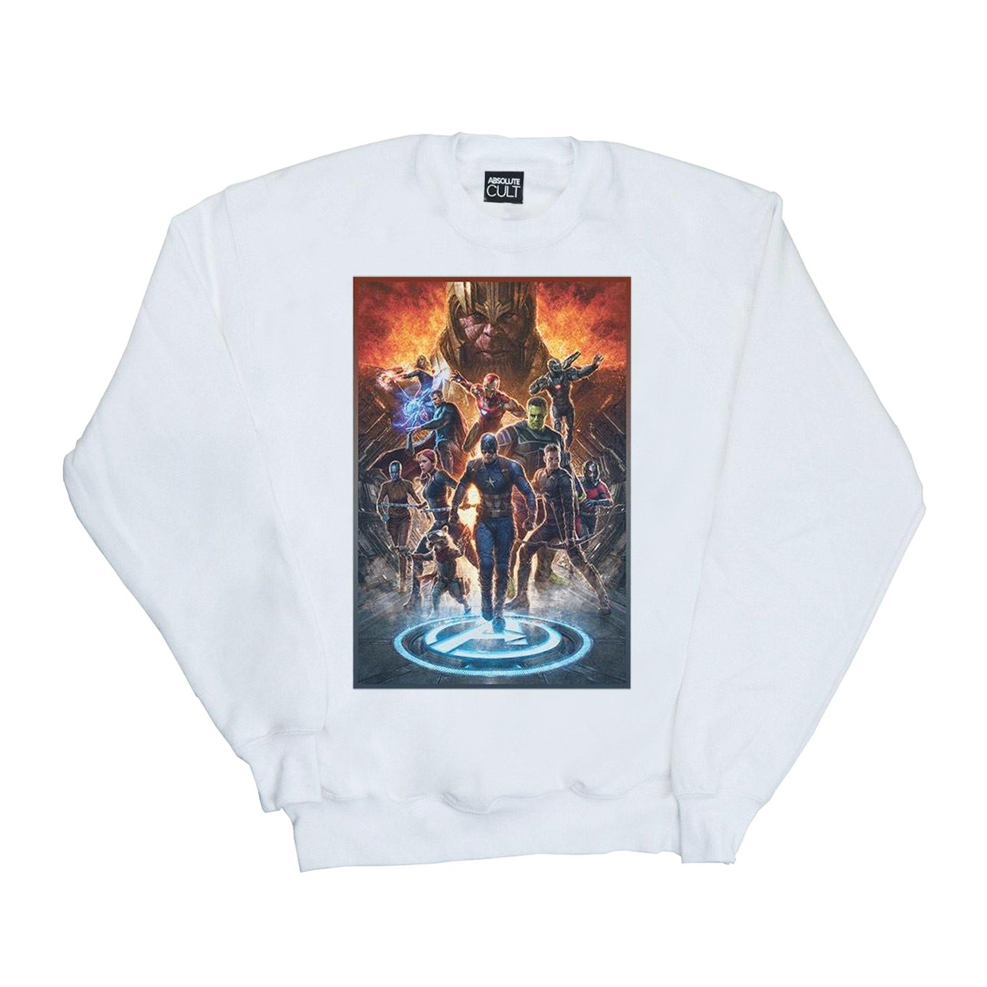 Image of Avengers Endgame Heroes At War Sweatshirt Damen Weiss XL