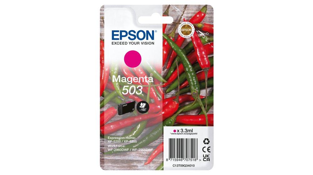 EPSON  503 cartuccia d'inchiostro 1 pz Originale Resa standard Magenta 