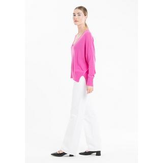 Studio Cashmere8 RIA 3 Oversize Pullover tiefer V-Ausschnitt  