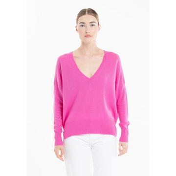 Pullover mit tiefem V-Ausschnitt Oversize - 100 % Kaschmir RIA 3