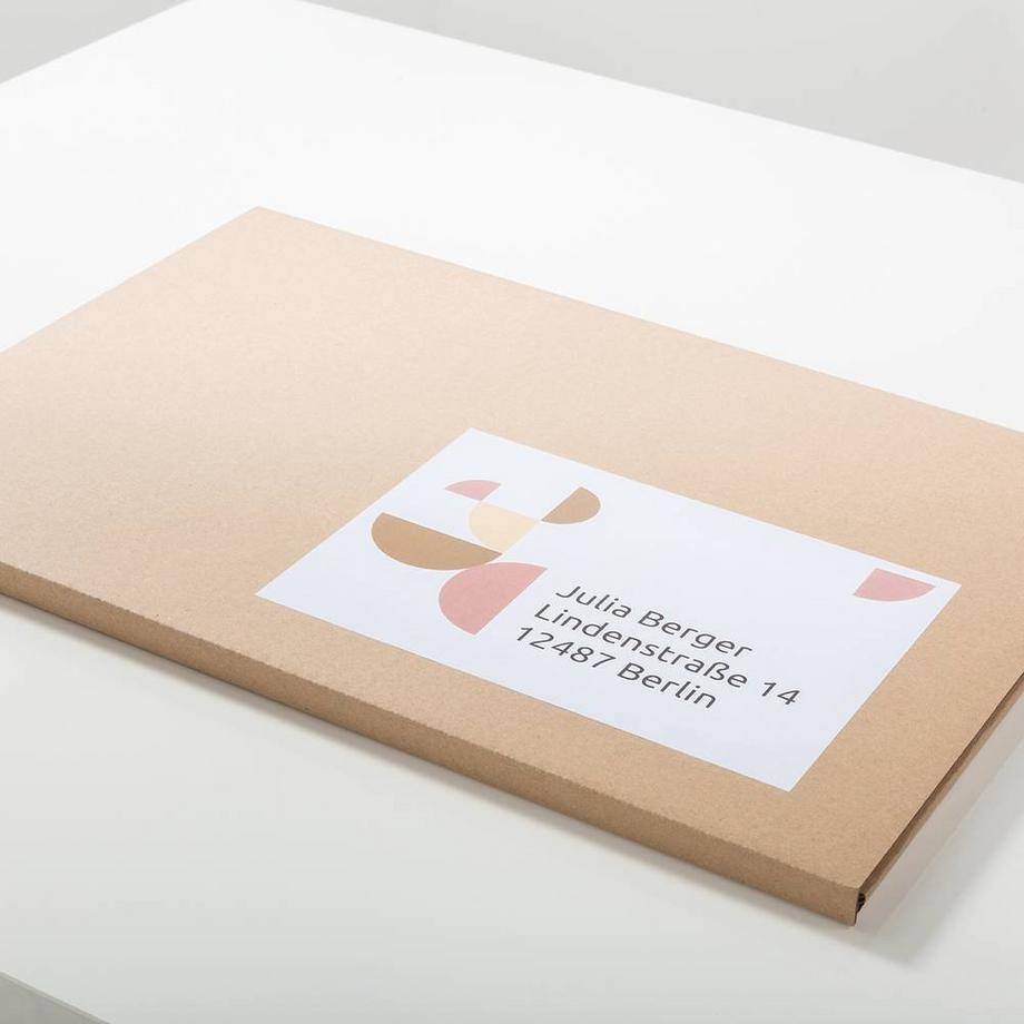 Avery-Zweckform Etichetta universale 210 x 148 mm Carta Bianco 200 pz. A tenuta permanente Stampante a getto d'inch  