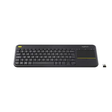 K400 Plus Tv Tastatur RF Wireless AZERTY Französisch Schwarz