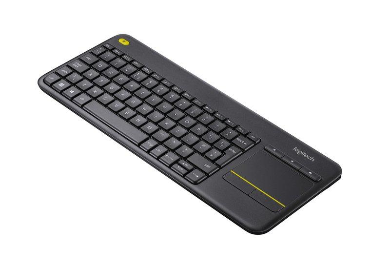 Logitech  Wireless Touch Keyboard K400 Plus USB, dark grey-FR-Layout 