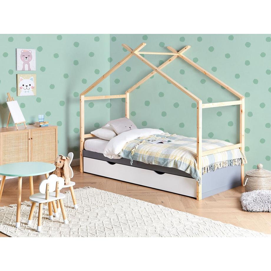 Beliani Letto per bambini en Legno di pino Moderno ORGEVAL  
