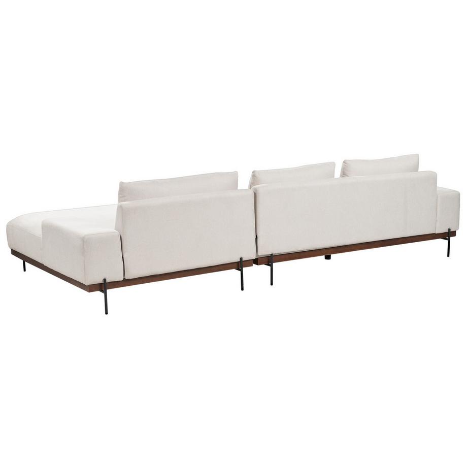Beliani Ecksofa aus Stoff Skandinavisch MARIFERD  