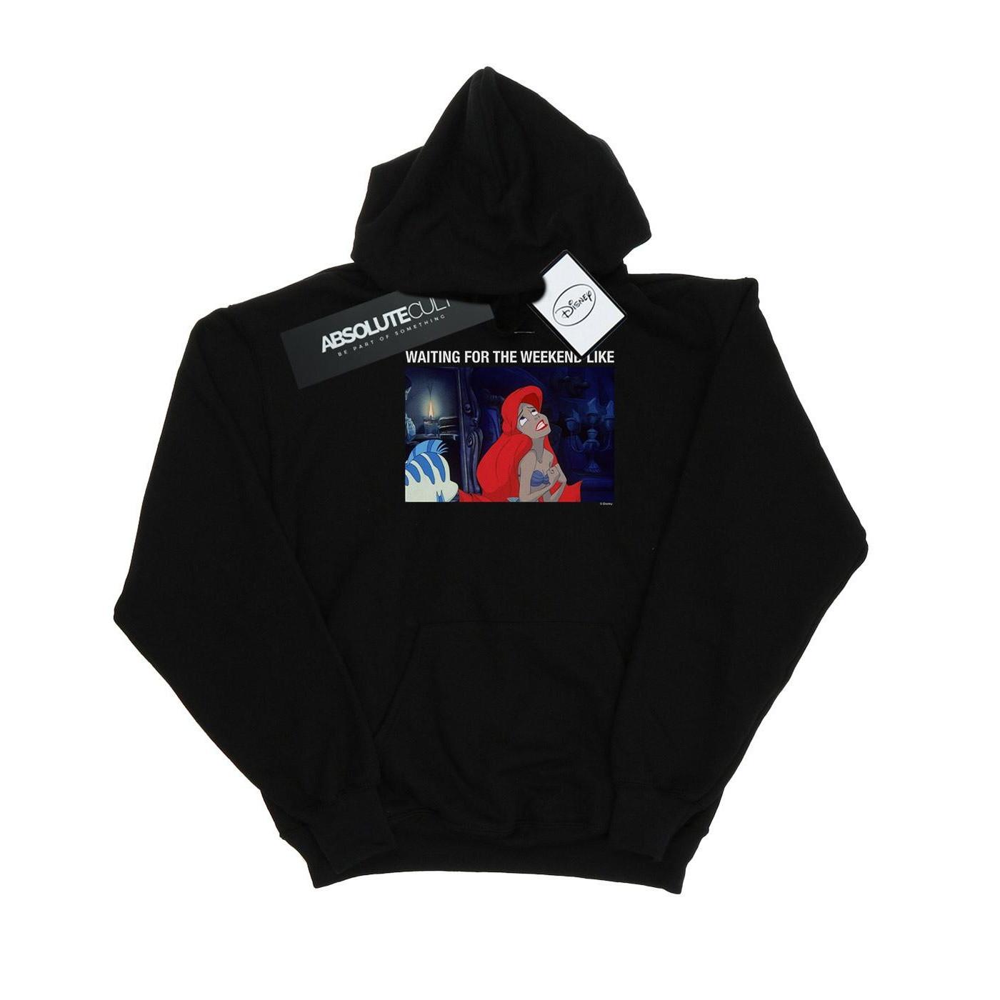Image of The Little Mermaid Waiting For The Weekend Kapuzenpullover Jungen Schwarz 140/146