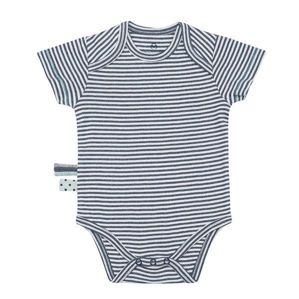 Image of Kurzarm-body Unisex Indigo 12-18M