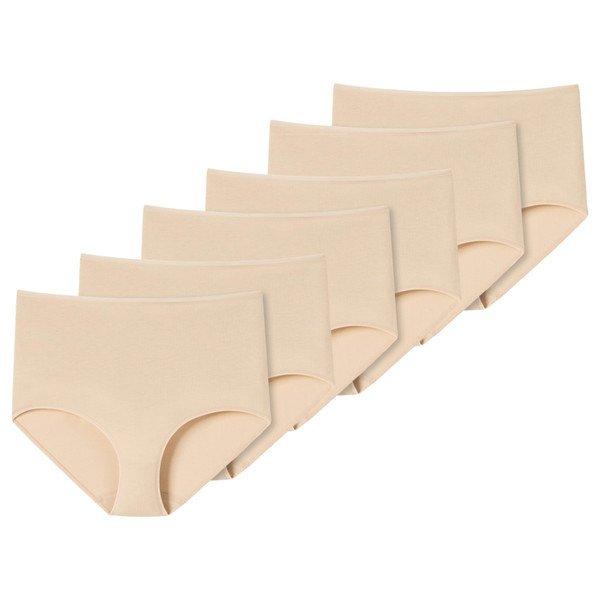 Image of 6er Pack 955 Organic Cotton - Maxi-slip Damen Beige 5XL