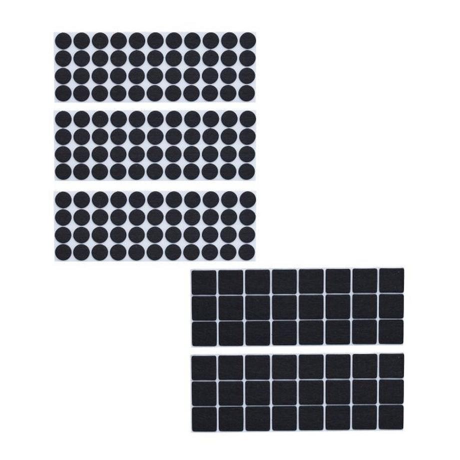 B2X  Selbstklebende Filzgleiter 204er-Pack 