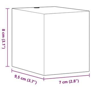 VidaXL Außenwandleuchte aluminium  