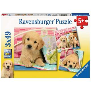 Ravensburger  Ravensburger puzzel Schattige hondjes - 3x 49 stukjes 