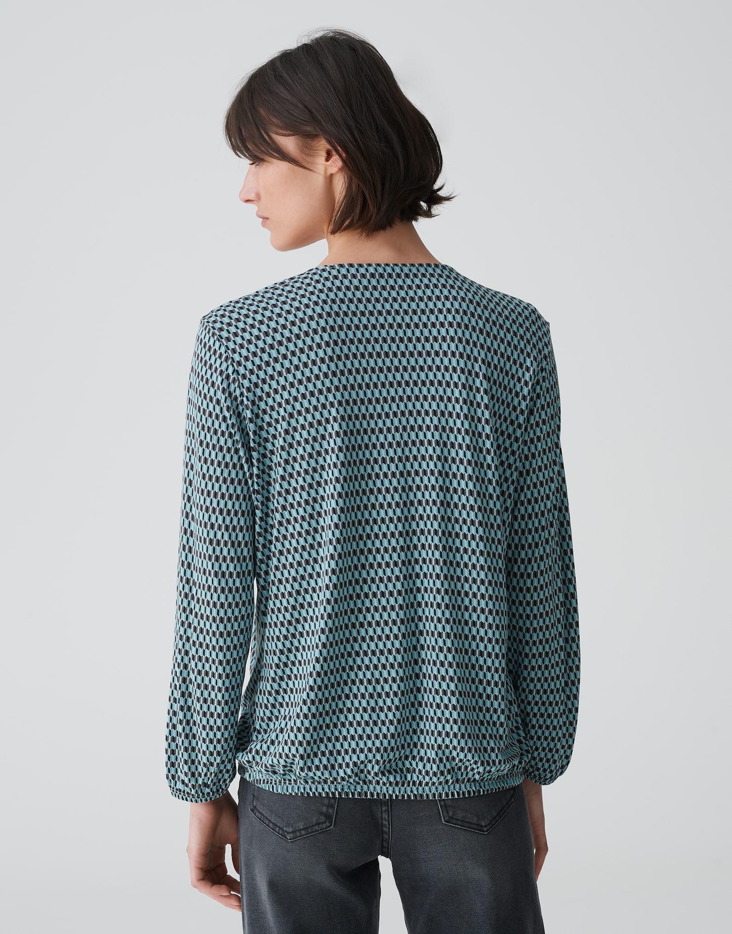 OPUS  T-shirt en V Sannah tradition Forme en O 