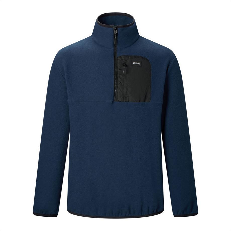 Haut Polaire À Col Montant Zippé Motiftyle Panneau Contrasté Frankie
