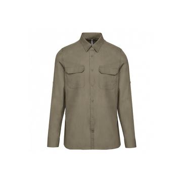 chemise manches longues safari
