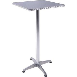 mutoni pleasure Stehtisch Bistro Aluminium silber 60x60  