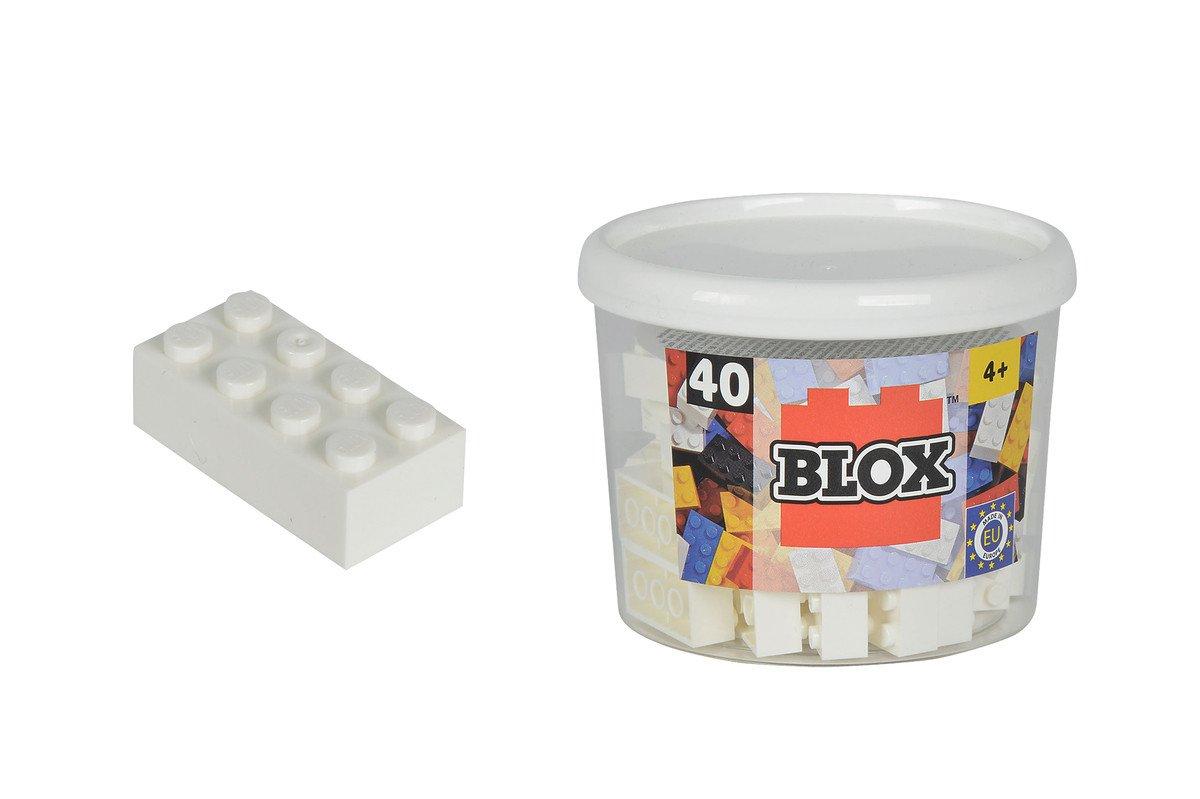 Simba  Blox 8er Steine in Dose weiss (40Teile) 