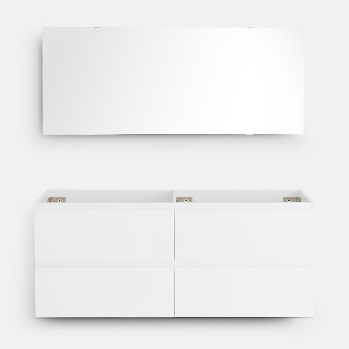 SO'HOME Meuble sous vasque suspendu + miroir L120cm  