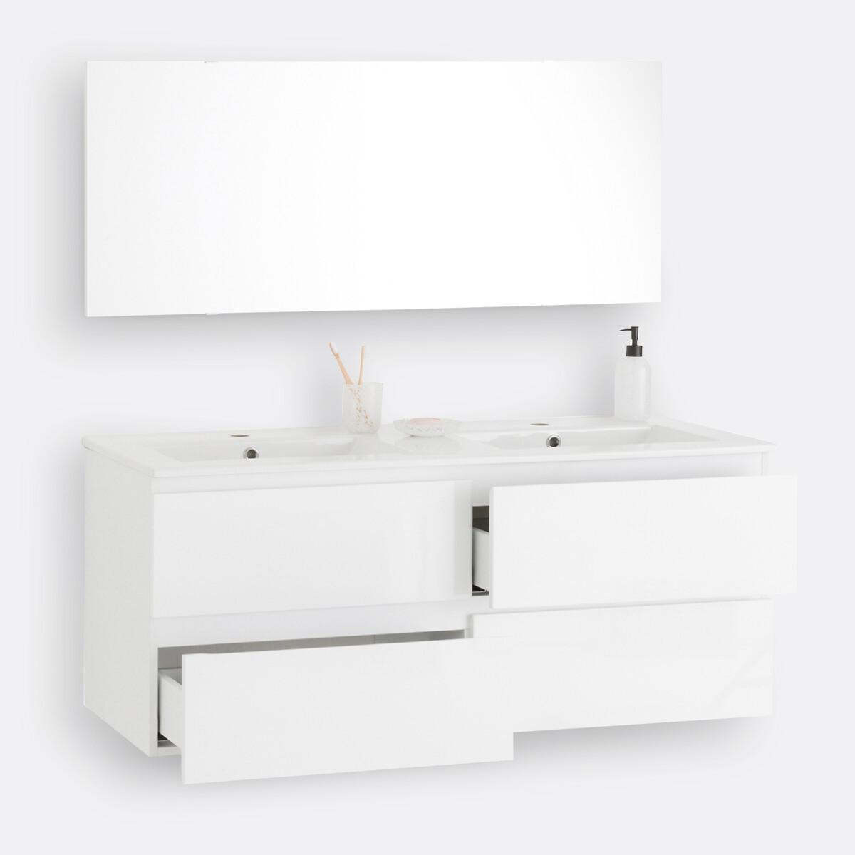 SO'HOME Meuble sous vasque suspendu + miroir L120cm  