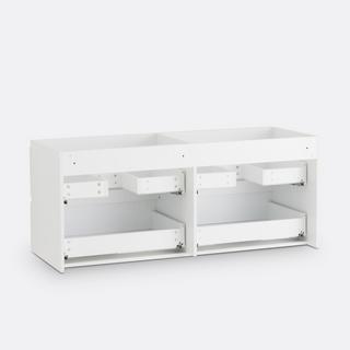 SO'HOME Meuble sous vasque suspendu + miroir L120cm  