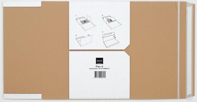 Image of ELCO Versandtasche 30,9x22,2x9cm 845665114 149g, weiss, Kleber 2 Stück ELCO Versandtasche 30,9x22,2x9cm 845665114 149g, weiss, Kleber 2 Stück