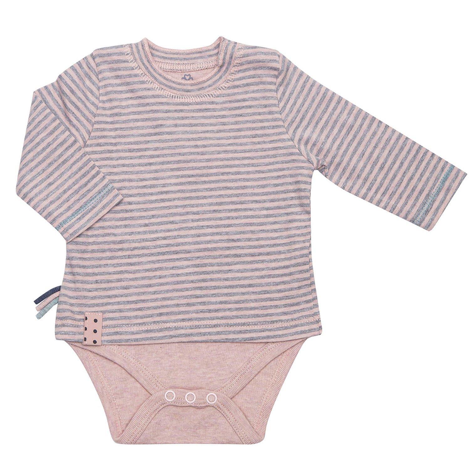 Image of Langarm-bodyshirt Unisex Rosa 0-3M