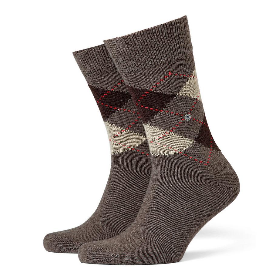 Burlington Preston Rautenmuster Socken  