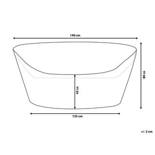 Beliani Bâche de protection en PVC CHUVA  