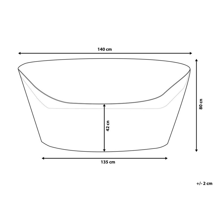 Beliani Bâche de protection en PVC CHUVA  