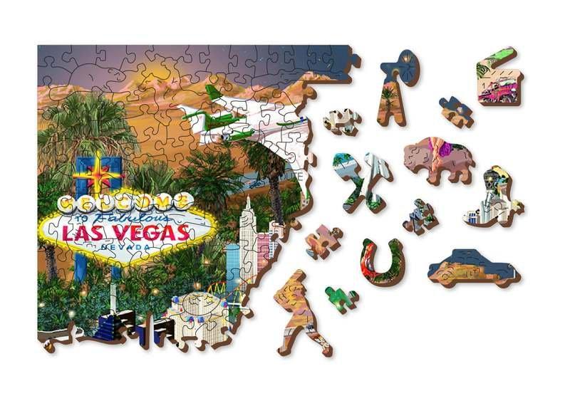 WoodenCity  Welcome to Las Vegas L (505 Teile) - Holzpuzzle 