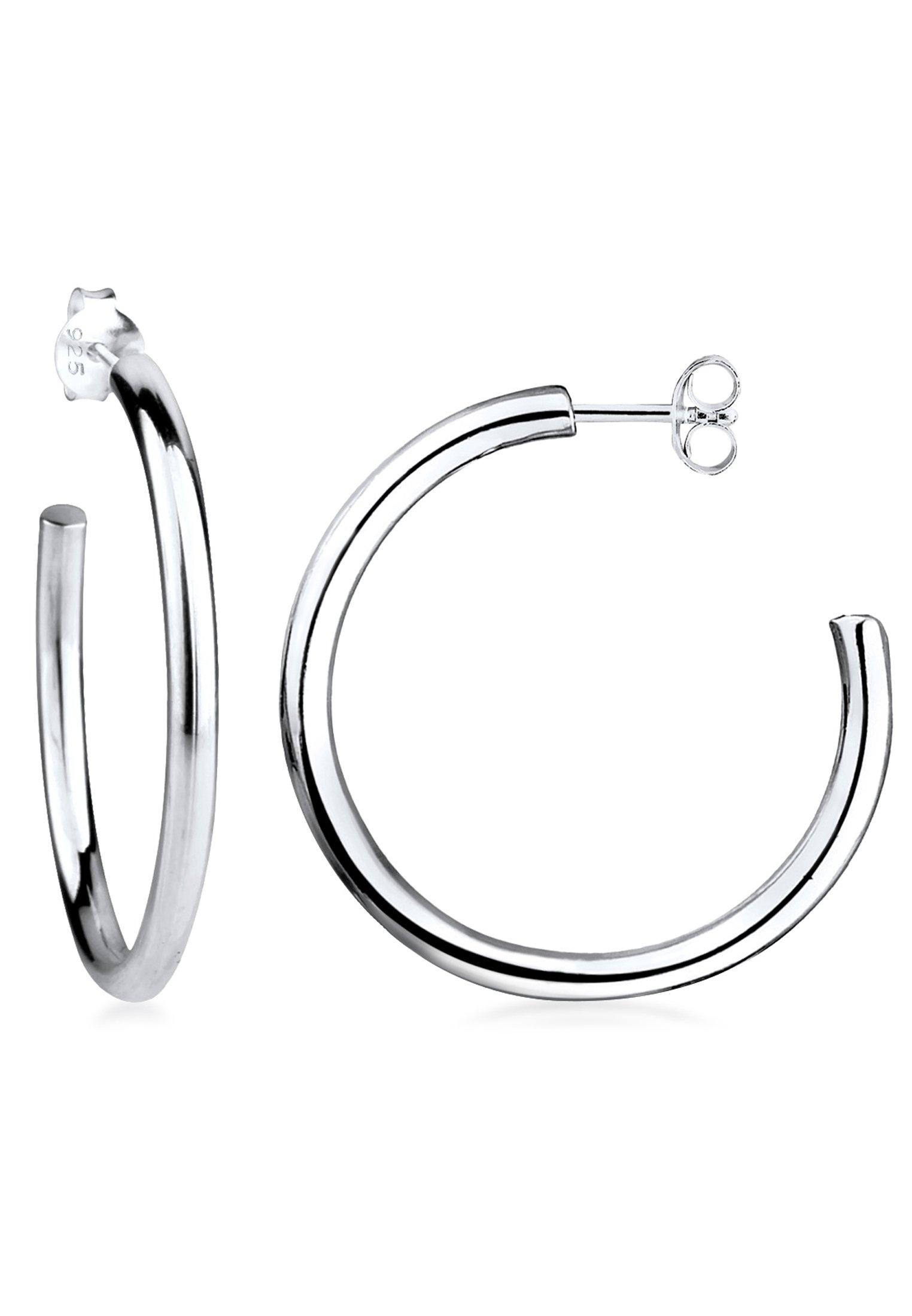 Elli  Boucles d'Oreilles Creolen Basic 925 Silber 