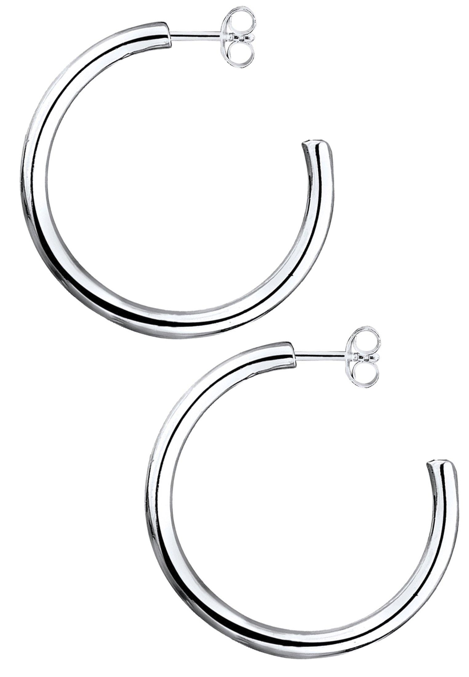 Elli  Boucles d'Oreilles Creolen Basic 925 Silber 