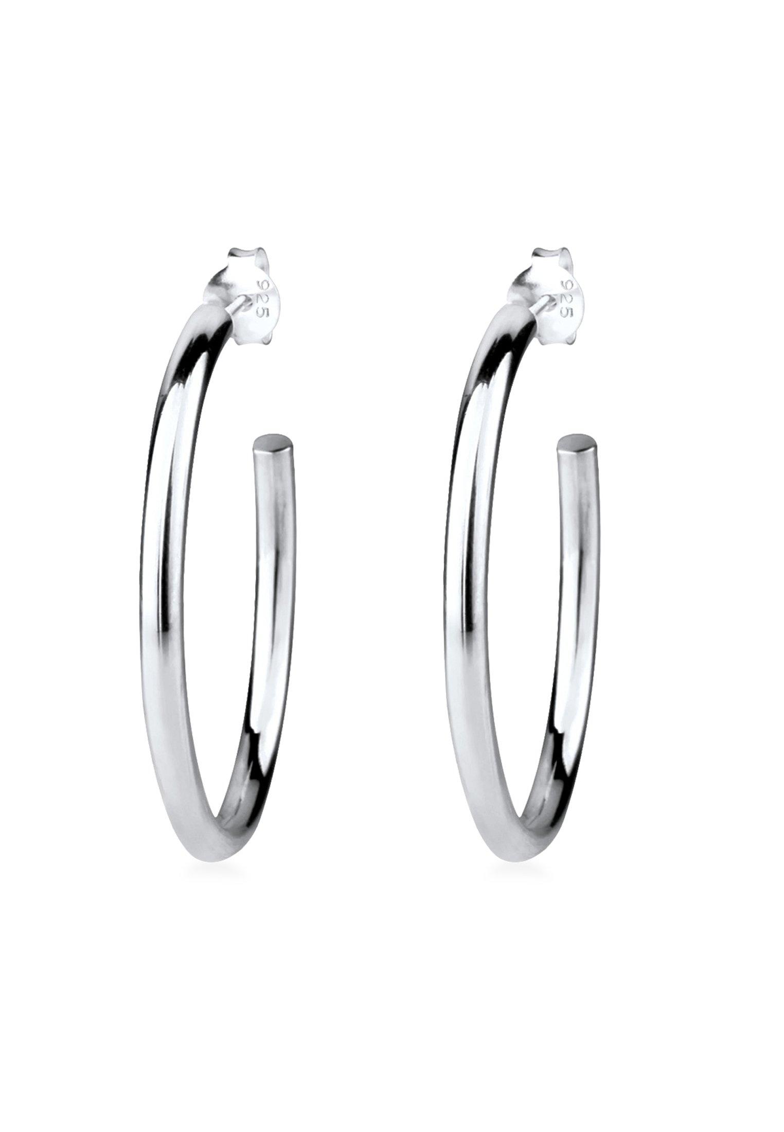 Elli  Boucles d'Oreilles Creolen Basic 925 Silber 