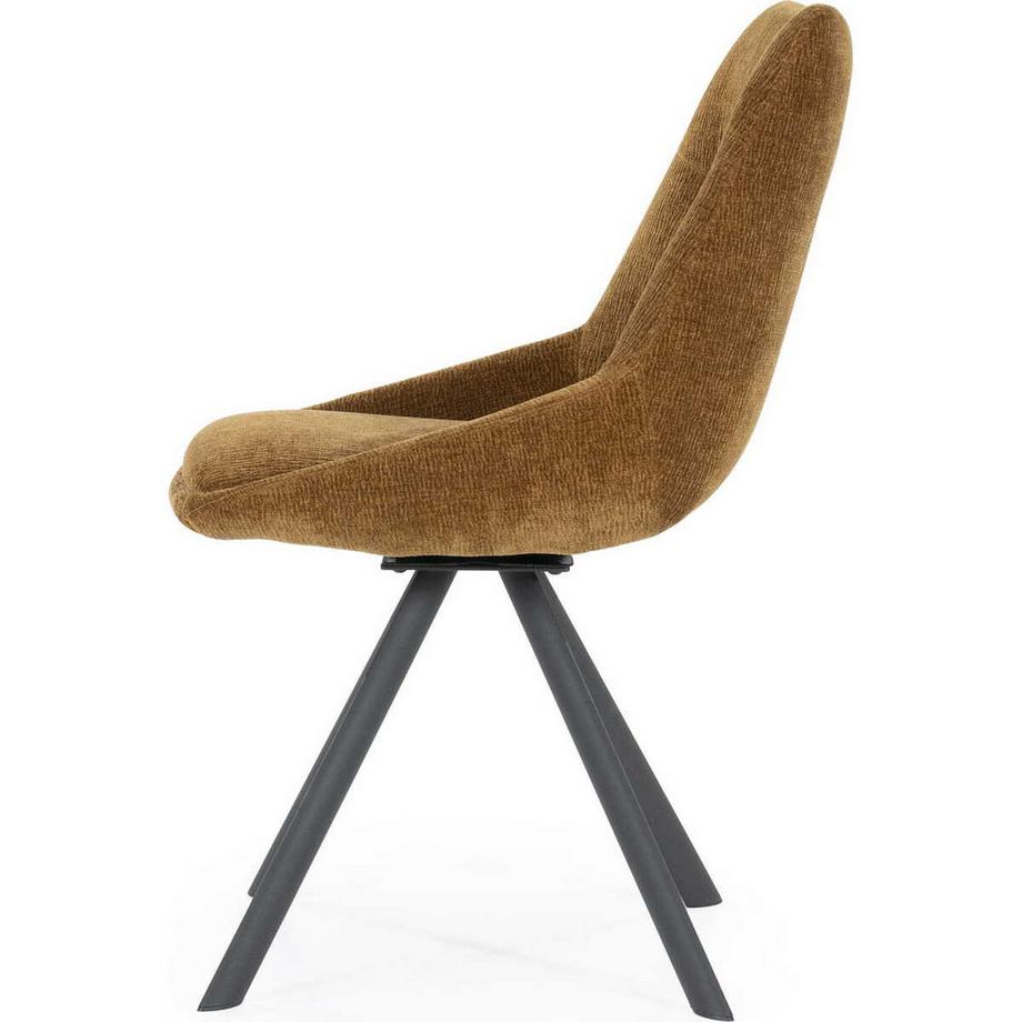 mutoni Chaise de salle à manger Bliss mustard  