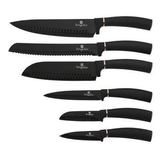 Berlinger Haus 6-teiliges Messerset Black Rose Collection  