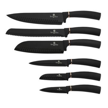 6-teiliges Messerset Black Rose Collection