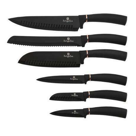 Berlinger Haus 6-teiliges Messerset Black Rose Collection  