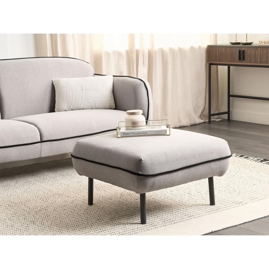 Beliani Ottoman en Tissu Rétro TONSBERG  