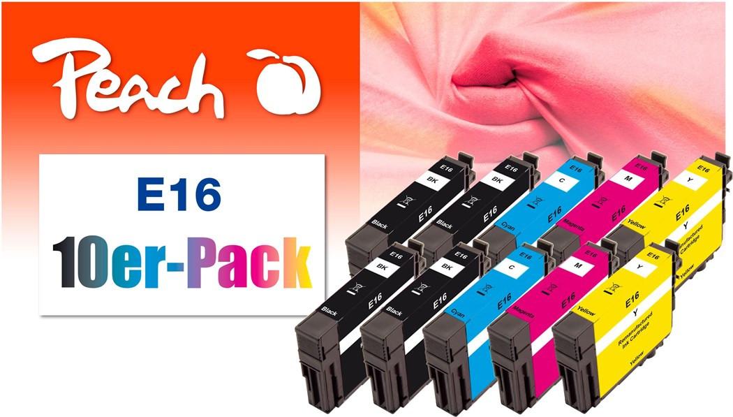 Peach  Tinte Epson No 16 Multi-10-Pack 4x6,2 6x3,8ml 4x bk, 2x c, m, y 